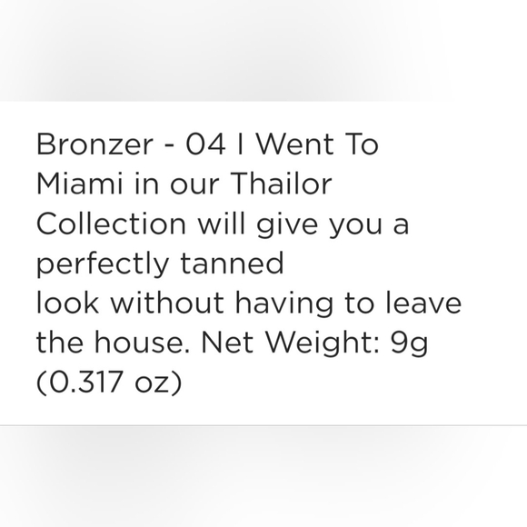 Kim Chi Thailor Collection Bronzer Shade I Went To Miami - Picture 11 of 12